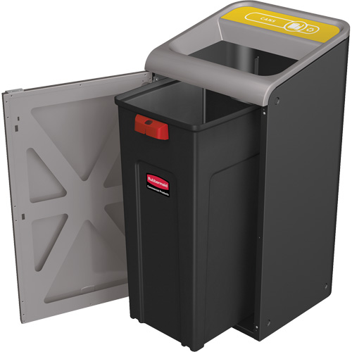 Conteneur pour d&eacute;chets de bidon Configure, Vrac/Bord de rue/De bureau, Acier, 15 gal. US Distribution Industrielle GC