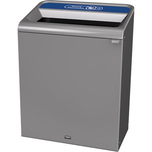 Conteneur pour d&eacute;chets de recyclage m&eacute;lang&eacute;s Configure, Vrac, Acier, 45 gal. US Distribution Industrielle GC