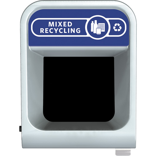 Conteneur pour d&eacute;chets de recyclage m&eacute;lang&eacute;s Configure, Vrac, Acier, 45 gal. US Distribution Industrielle GC