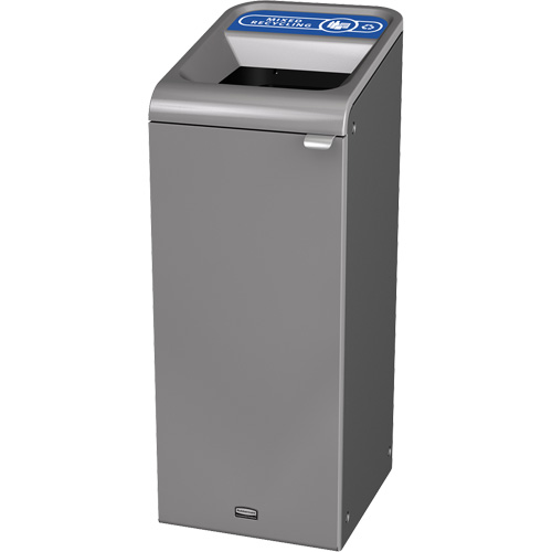 Conteneur pour d&eacute;chets de recyclage m&eacute;lang&eacute;s Configure, Vrac/Bord de rue/De bureau, Acier, 15 gal. US Distribution Industrielle GC
