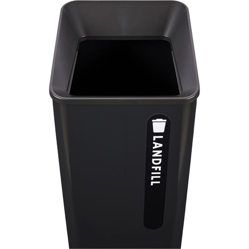 Bac d'ordures destin&eacute;s &agrave; l'enfouissement Sustain, Plastique/Acier, 23 gal. US Distribution Industrielle GC