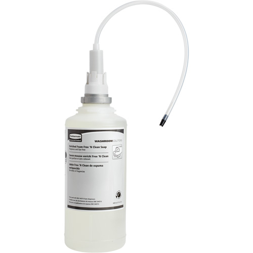 Recharge de savon mousse sans parfum ni colorant pour les mains OneShot, Mousse, 1600 ml, Sans parfum Distribution Industrielle GC