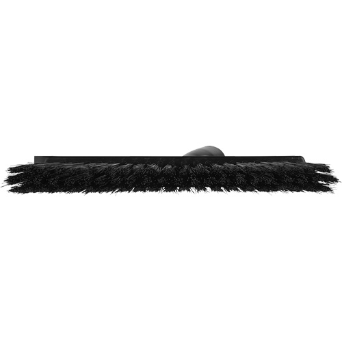 Dustpan Broom with Angled Thread, Medium Bristles, 10", Polyester, Black Distribution Industrielle GC