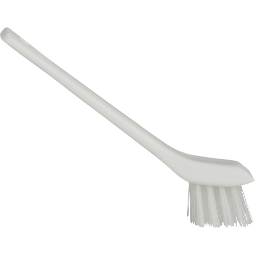 Brush with Scraping Edge, Stiff Bristles, 6" Long, White Distribution Industrielle GC