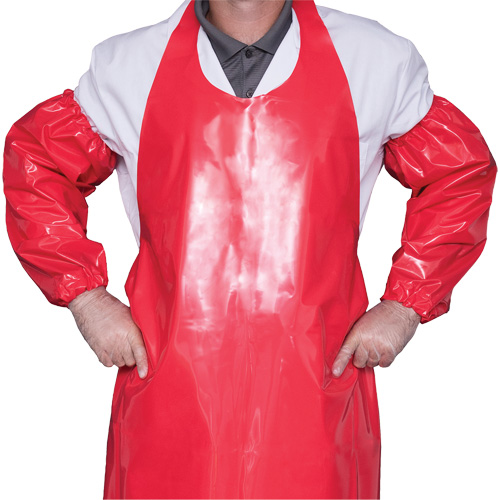 Manchettes Top Dog, 18", Polyur&eacute;thane, Rouge Distribution Industrielle GC