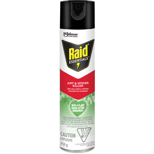 Insecticide pour araign&eacute;es et fourmis Essentials Raid, 350 g, Canette a&eacute;rosol Distribution Industrielle GC