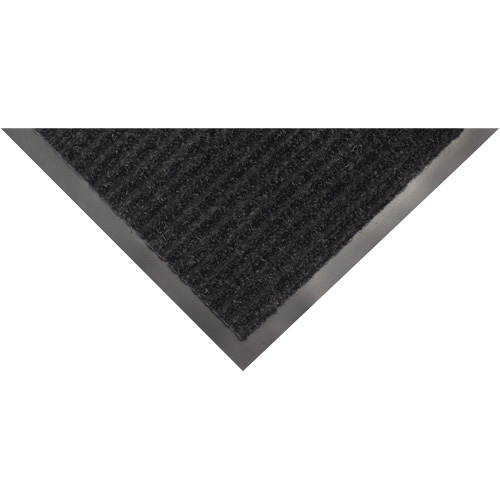 Tapis &agrave; nervures doubles, Essuie-pieds/grattoir, 2' x 3' x 1/4", Charbon Distribution Industrielle GC