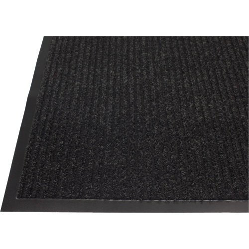 Tapis &agrave; nervures doubles, Essuie-pieds/grattoir, 2' x 3' x 1/4", Charbon Distribution Industrielle GC