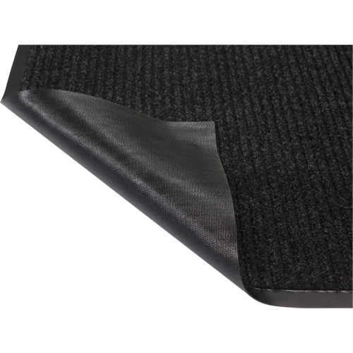 Tapis &agrave; nervures doubles, Essuie-pieds/grattoir, 2' x 3' x 1/4", Charbon Distribution Industrielle GC