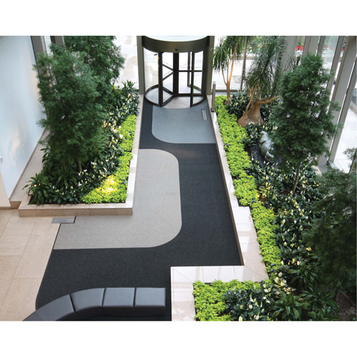 Tapis dentr&eacute;e Supreme Knob, Essuie-pieds/grattoir, 13-5/12' x 75-1/2' x 7/16", Charbon Distribution Industrielle GC