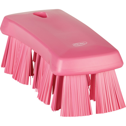 UST Hand Brush, Stiff Bristles, 6-9/10" Long, Pink Distribution Industrielle GC