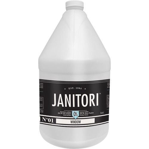 Nettoyant &agrave; fen&ecirc;tre Janitori 01, 4 L, Cruche Distribution Industrielle GC