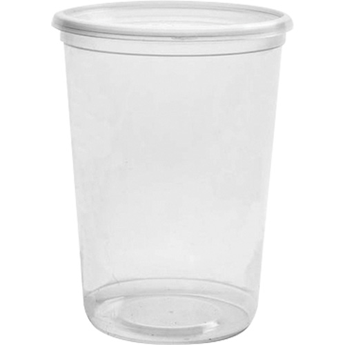 Contenant &agrave; charcuterie transparent sans couvercle Magik 32 oz, Plastique, Ronde Distribution Industrielle GC