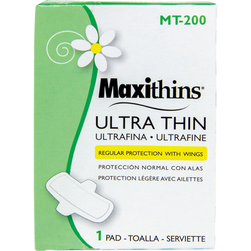 Serviettes Maxi Maxithins ultra minces avec ailes Distribution Industrielle GC