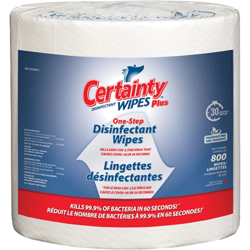 Lingettes d&eacute;sinfectantes, 7-9/10" x 5-9/10", 800 lingettes Distribution Industrielle GC