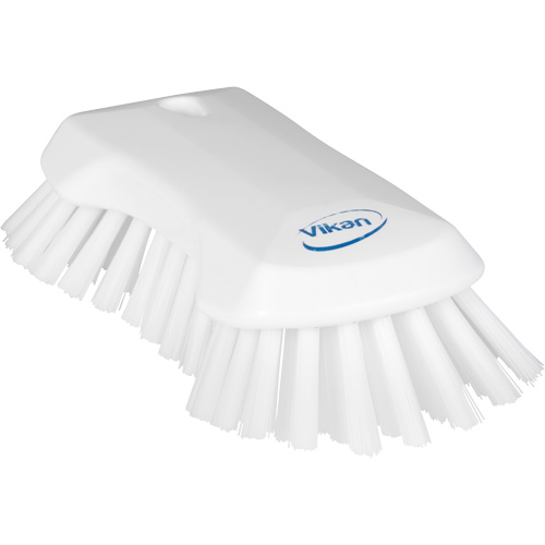Brosse &agrave; main, Soies Tr&egrave;s ferme, Longueur de 9-1/10", Blanc Distribution Industrielle GC