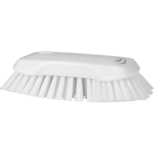 Brosse &agrave; main, Soies Tr&egrave;s ferme, Longueur de 9-1/10", Blanc Distribution Industrielle GC