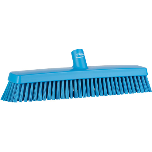 T&ecirc;te de balai-brosse, Crins Fin/Ferme, 16-1/2", Polyester/Polypropyl&egrave;ne, Bleu Distribution Industrielle GC