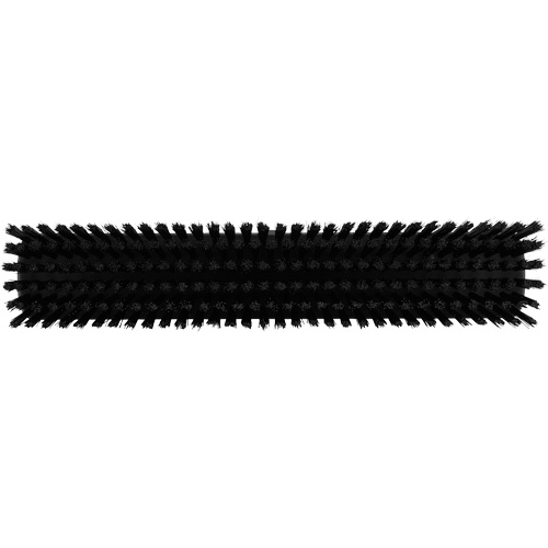 Push Broom Head, Fine/Stiff Bristles, 16-1/2", Polyester/Polypropylene, Black Distribution Industrielle GC