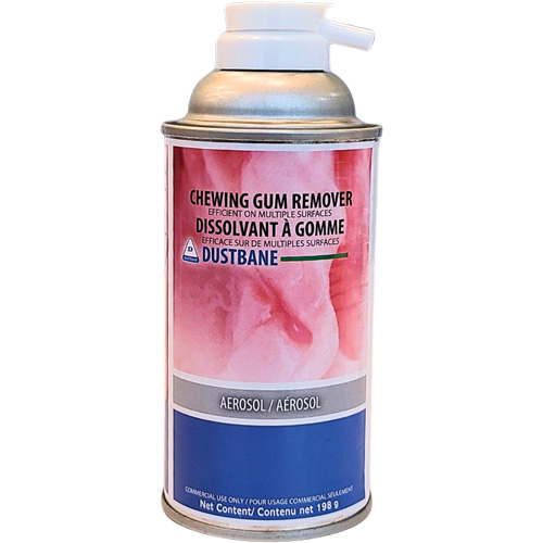 Nettoyant pour gomme &agrave; m&acirc;cher, 198 g, Canette a&eacute;rosol Distribution Industrielle GC