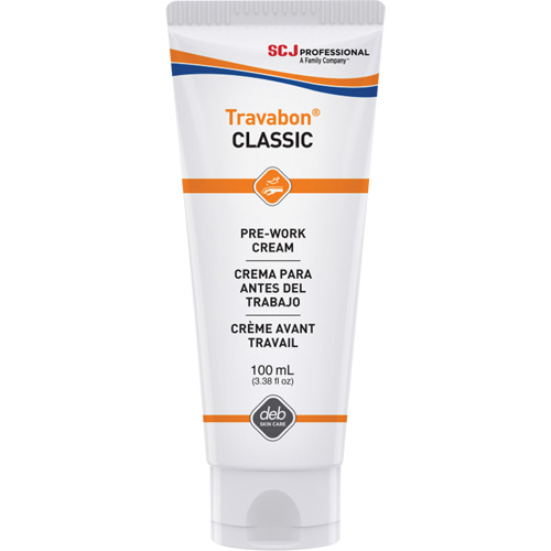 Cr&egrave;me protectrice contre l'huile, la graisse et les adh&eacute;sifs Travabon Classic, Tube, 100 ml Distribution Industrielle GC