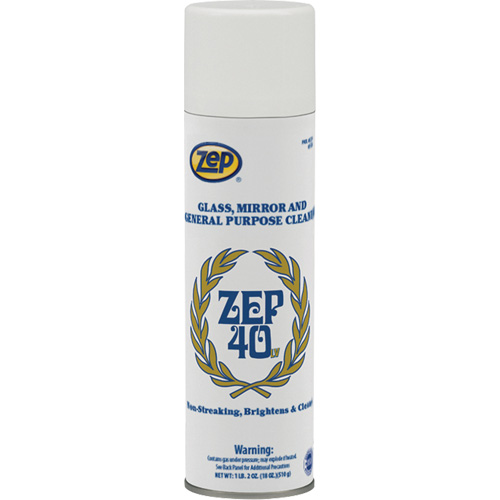 Non-Streaking Glass & Mirror Cleaner, 18 oz., Aerosol Can Distribution Industrielle GC