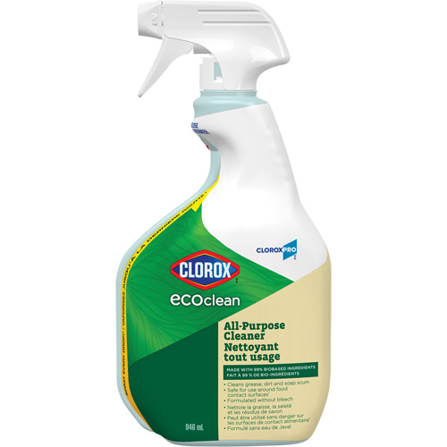 CloroxPro Clorox EcoClean All-Purpose Cleaner, 946 ml, Trigger Bottle Distribution Industrielle GC