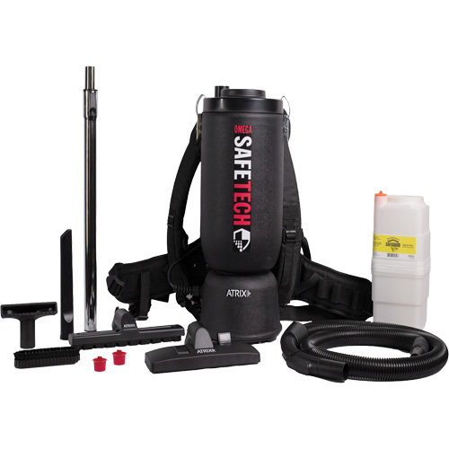 Aspirateur dorsal HEPA SafeTech Omega Distribution Industrielle GC