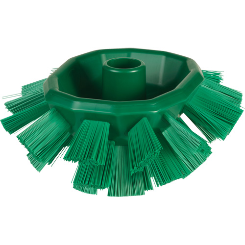 Brosse UST pour cuves, Soies Ferme, Longueur de 7-1/2", Vert Distribution Industrielle GC