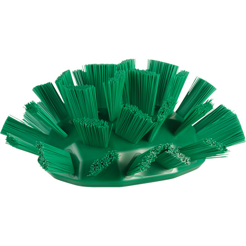 Brosse UST pour cuves, Soies Ferme, Longueur de 7-1/2", Vert Distribution Industrielle GC