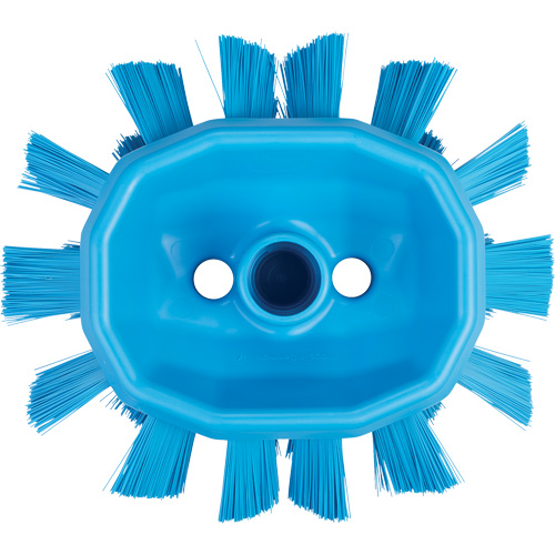 Brosse UST pour cuves, Soies Ferme, Longueur de 7-1/2", Bleu Distribution Industrielle GC