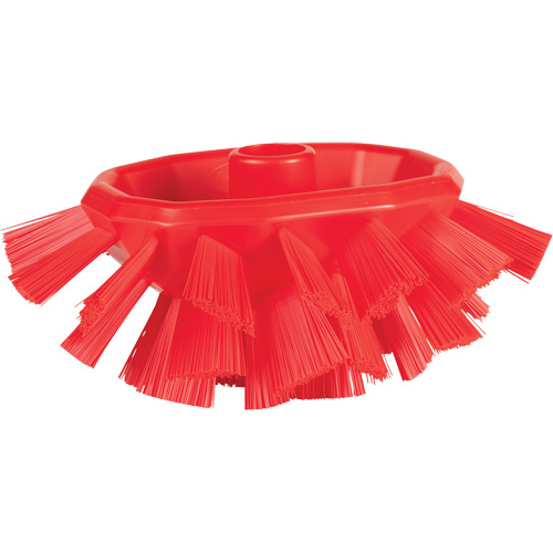 Brosse UST pour cuves, Soies Ferme, Longueur de 7-1/2", Rouge Distribution Industrielle GC