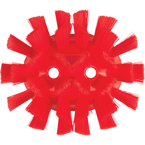 Brosse UST pour cuves, Soies Ferme, Longueur de 7-1/2", Rouge Distribution Industrielle GC