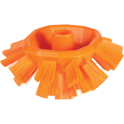 Brosse UST pour cuves, Soies Ferme, Longueur de 7-1/2", Orange Distribution Industrielle GC