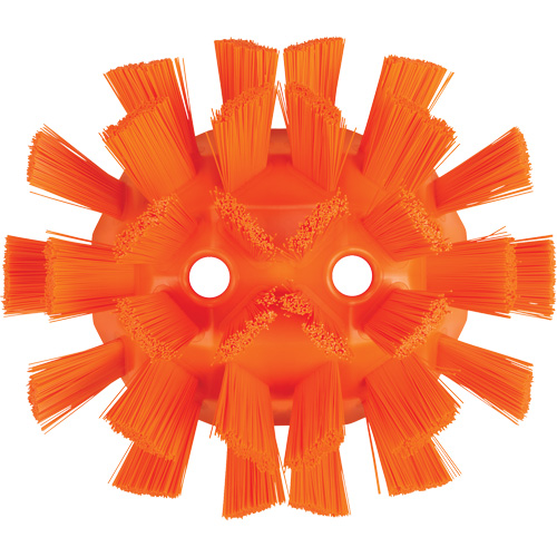 Brosse UST pour cuves, Soies Ferme, Longueur de 7-1/2", Orange Distribution Industrielle GC