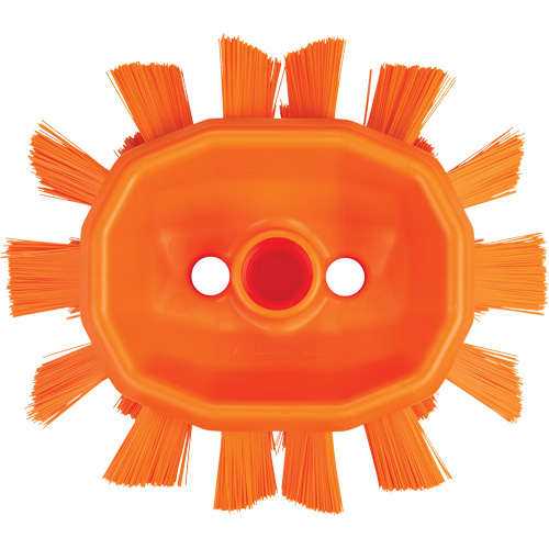 Brosse UST pour cuves, Soies Ferme, Longueur de 7-1/2", Orange Distribution Industrielle GC