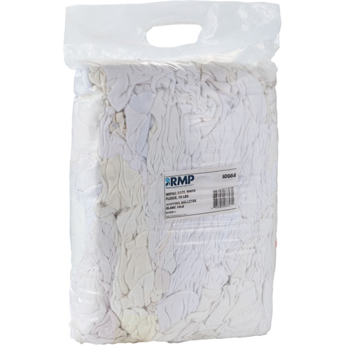 Chiffons, Molleton, Blanc, 10 lb Distribution Industrielle GC