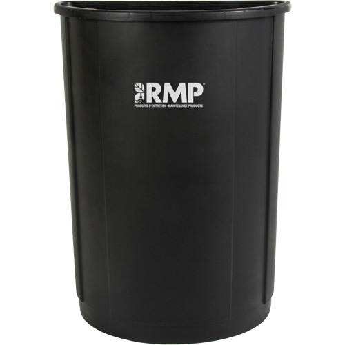 Poubelle demi-ronde, Poly&eacute;thyl&egrave;ne, 21 gal. US Distribution Industrielle GC