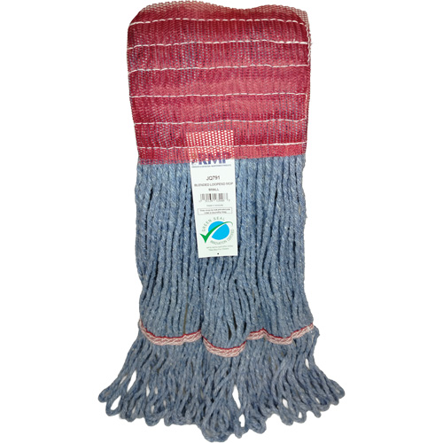 T&ecirc;te de vadrouille &agrave; bande large, Antimicrobien/Finition de plancher/Sp&eacute;cialis&eacute;, Coton/Rayonne/Synth&eacute;tique, Style Boucle Distribution Industrielle GC