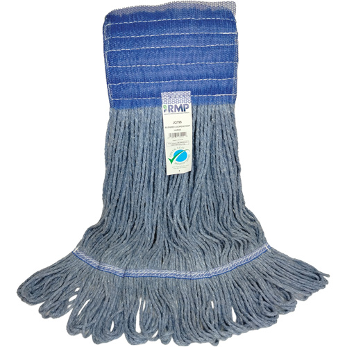 T&ecirc;te de vadrouille &agrave; bande large, Antimicrobien/Finition de plancher/Sp&eacute;cialis&eacute;, Coton/Rayonne/Synth&eacute;tique, Style Boucle Distribution Industrielle GC