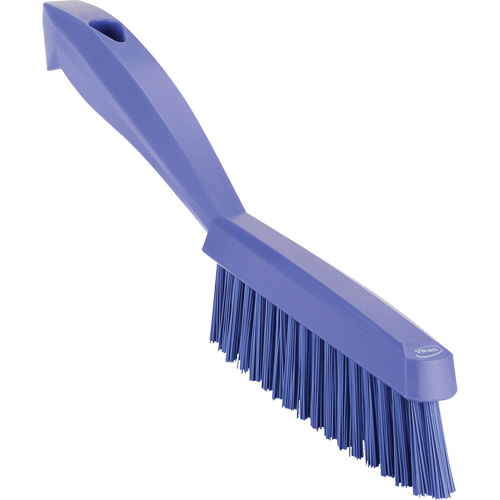 Brosse &agrave; main &eacute;troite &agrave; manche court, Soies Tr&egrave;s ferme, Longueur de 11-4/5", Mauve Distribution Industrielle GC
