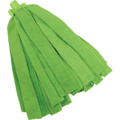 Socket Mop, Green, Microfibre, Cut Style Distribution Industrielle GC