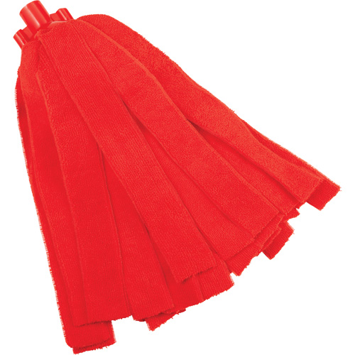 Vadrouille &agrave; fente, rouge, Microfibre, Style Coup&eacute; Distribution Industrielle GC