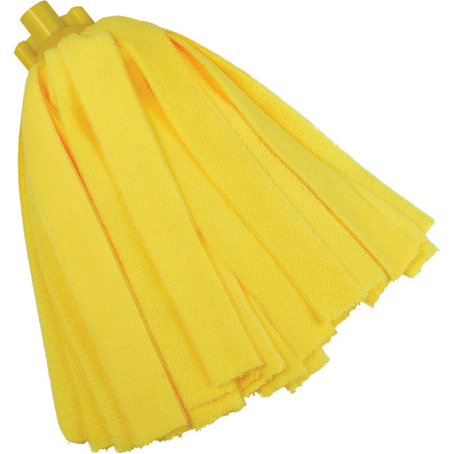 Socket Mop, Yellow, Microfibre, Cut Style Distribution Industrielle GC