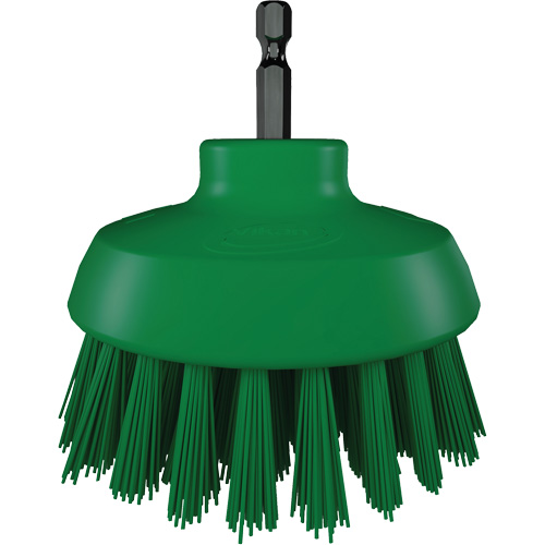 HyDrive Round Drill Brush, Extra Stiff Bristles, 3-1/10" Long, Green Distribution Industrielle GC