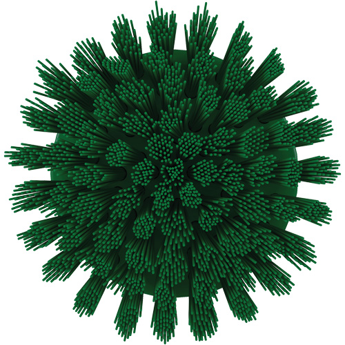 HyDrive Round Drill Brush, Extra Stiff Bristles, 3-1/10" Long, Green Distribution Industrielle GC