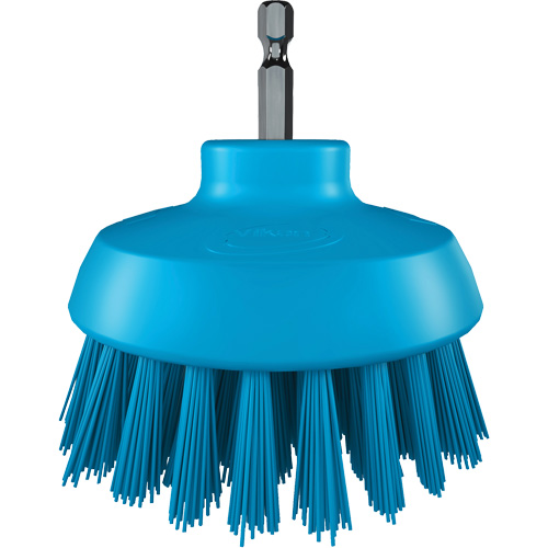 HyDrive Round Drill Brush, Extra Stiff Bristles, 3-1/10" Long, Blue Distribution Industrielle GC