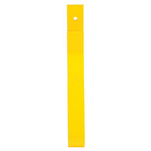 Poteau de garde-corps, Acier, 10-3/4" lo x 24" h, Jaune Distribution Industrielle GC