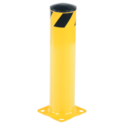 Butoir de s&eacute;curit&eacute;, Acier, 24" h x 5-1/2" la, Jaune Distribution Industrielle GC