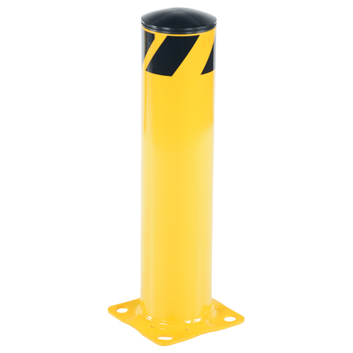 Butoir de s&eacute;curit&eacute;, Acier, 24" h x 5-1/2" la, Jaune Distribution Industrielle GC